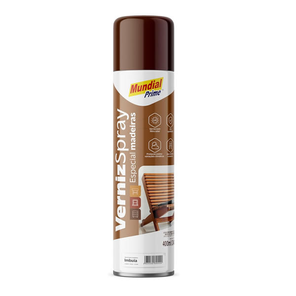 Verniz Spray Aeroflex Para Madeira Imbuia Com Proteção Uv 400ml
