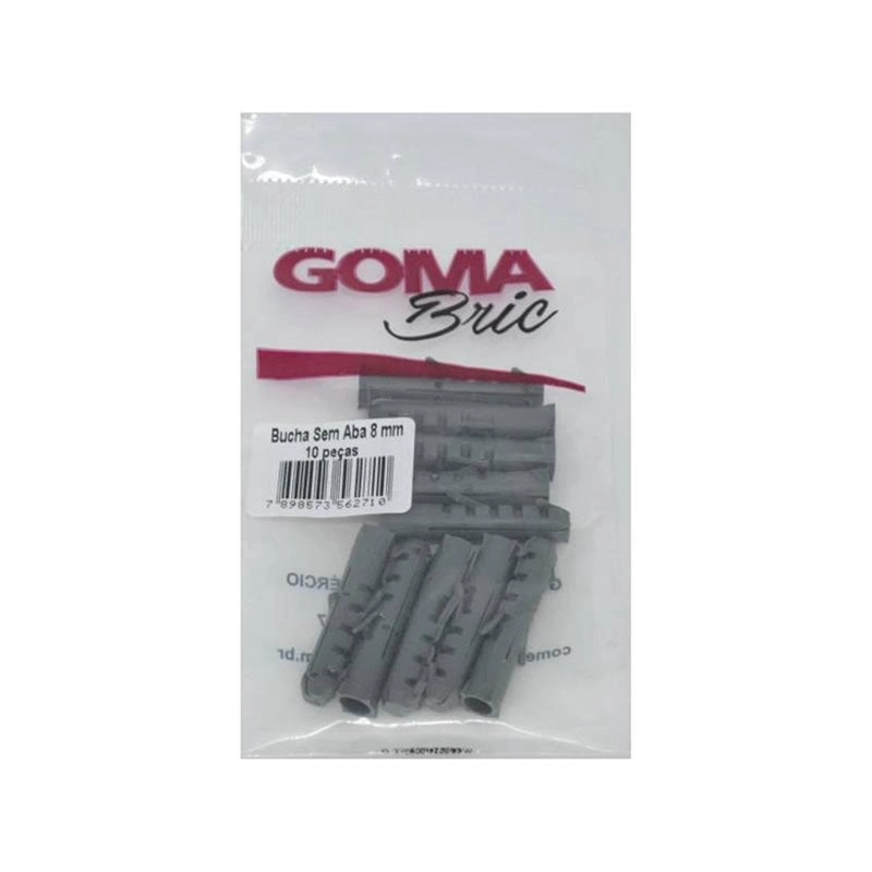 Kit Bucha Plástica Universal M8 Altimex Com 10 Peças