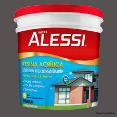 Resina Acrílica Multiuso Alessi Para Cerâmica E Telha 18l