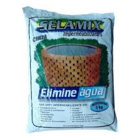 Impermeabilizante Selamix Elimina Água Cinza 18kg