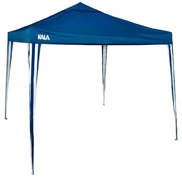 Gazebo Dobrável Kala em Alumínio 300x300 cm Azul