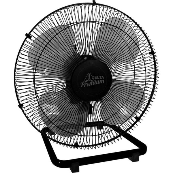 Ventilador de Mesa Premium 50cm Grade Aço Preto