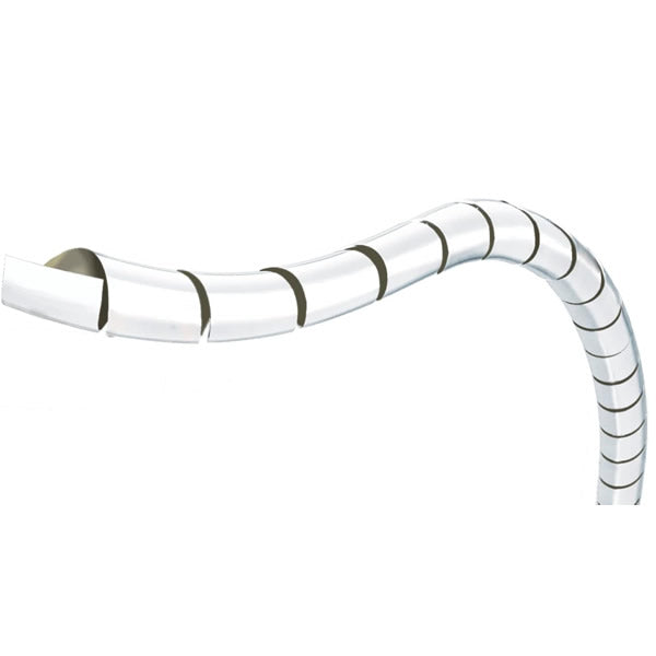 Organizador De Fios E Cabos 12mm X 15m Branco Sforplast
