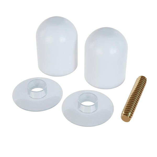 Puxador Para Box De Banheiro Em Alumínio Branco Sforplast