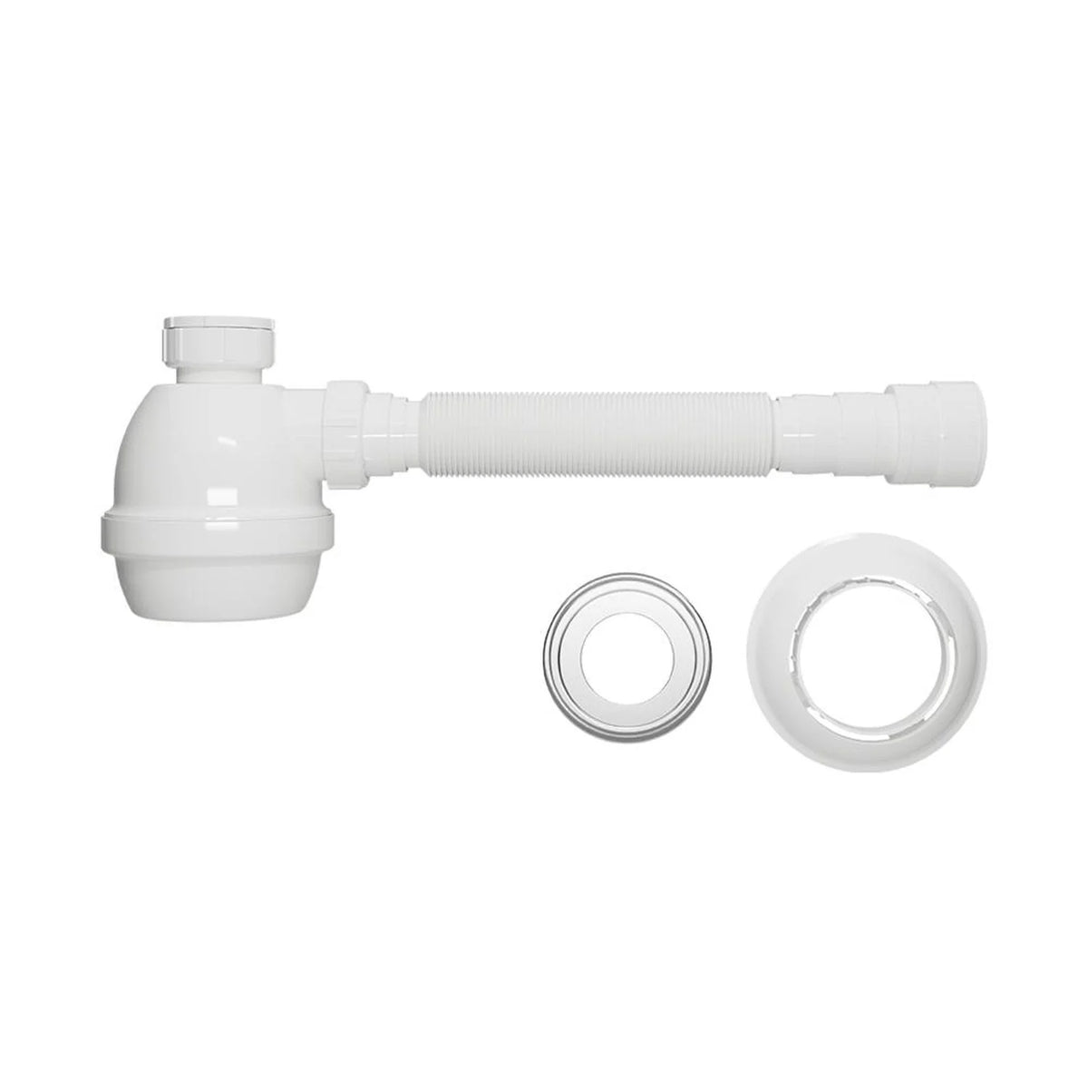 Sifão Copo Branco Universal para Pias/Tanques Blukit