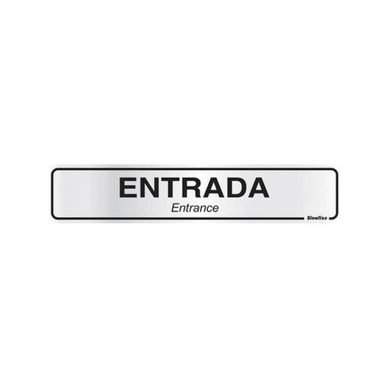 Placa Alumínio 5x25 - Entrada