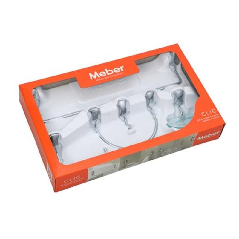 Banheiro Kit de Acessórios 505 C Clic CV Meber