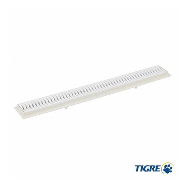 Ralo Linear 70cm Grelha Branca Tigre