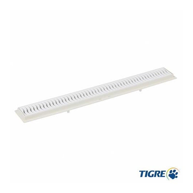 Ralo Linear 70cm Grelha Branca Tigre