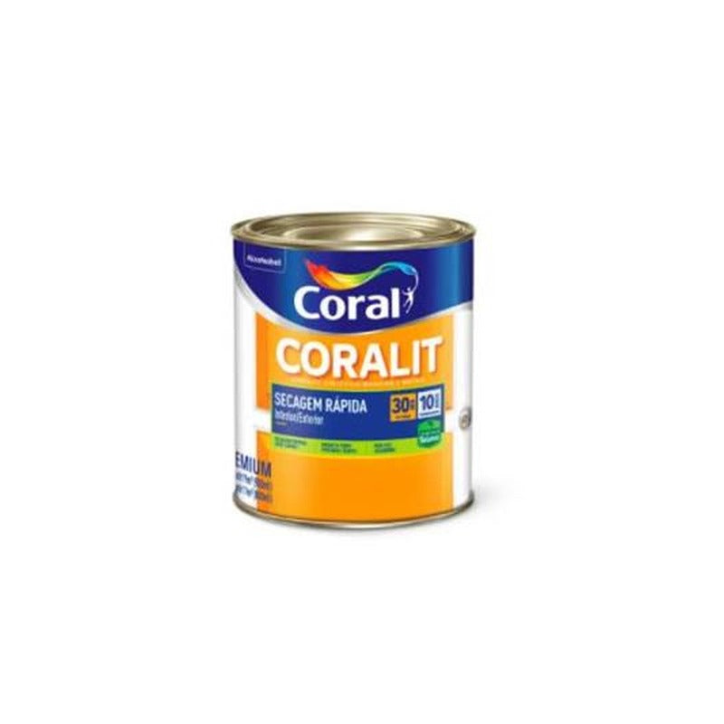 Tinta Esmalte Coralit Total Brilho Balance 900ml Branco Coral