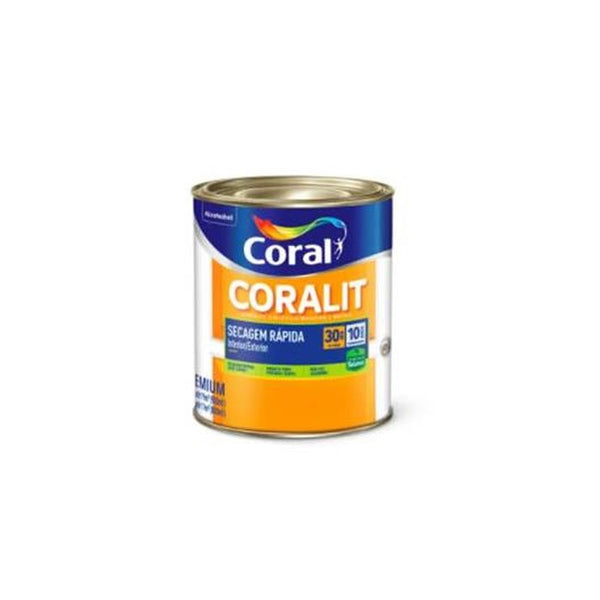 Tinta Esmalte Coralit Total Brilho Balance 900ml Branco Coral