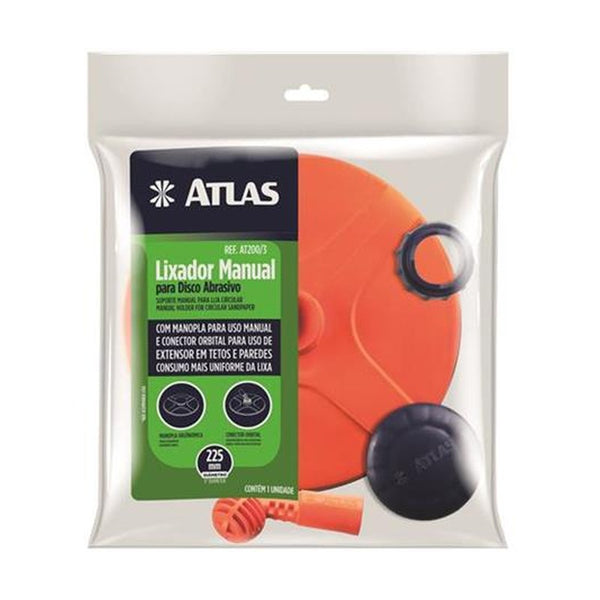 Lixador Manual Orbital P Disco Abrasivo 225mm Atlas
