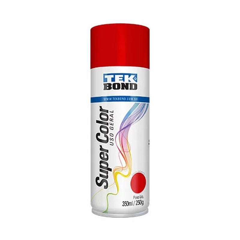 Tinta Spray Uso Geral Vermelho 350ml Tekbond