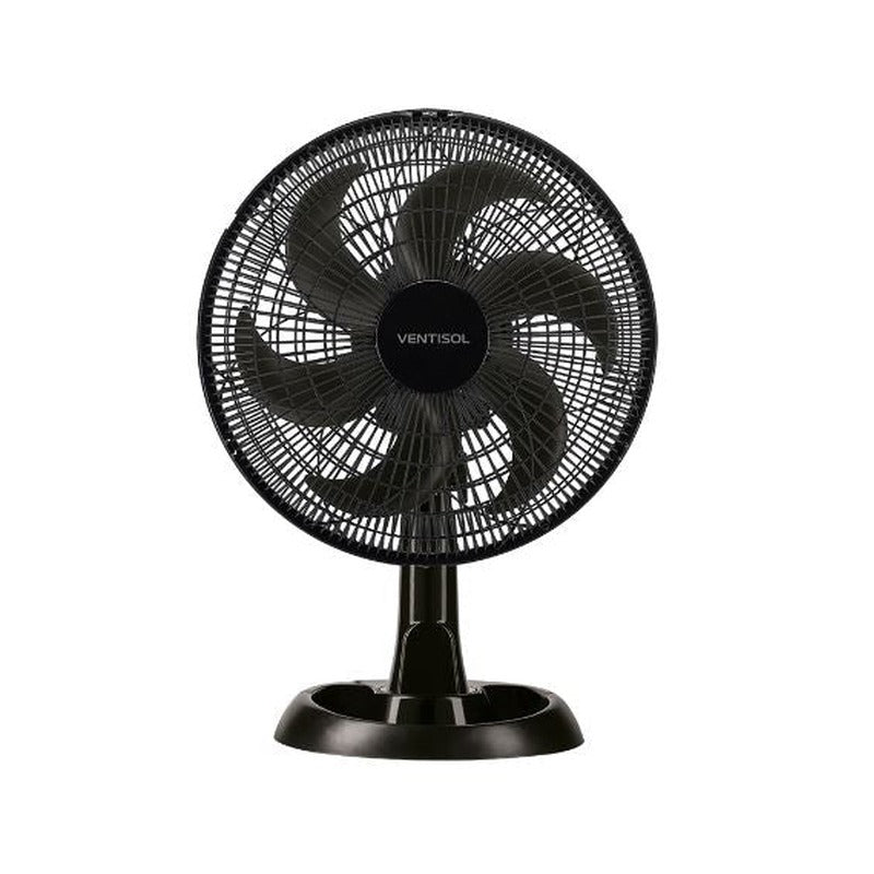 Ventilador Ventisol Osc Mesa Turbo Eco 30cm Preto 220V
