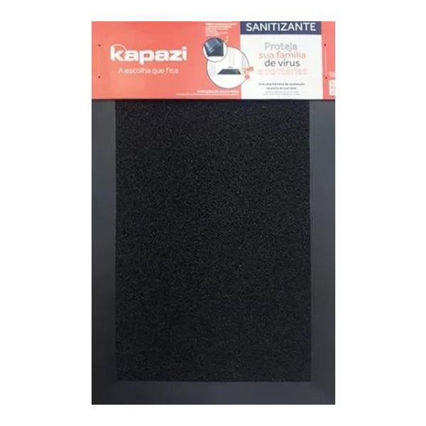 Tapete Kapazi Sanitizante Preto 38x58cm