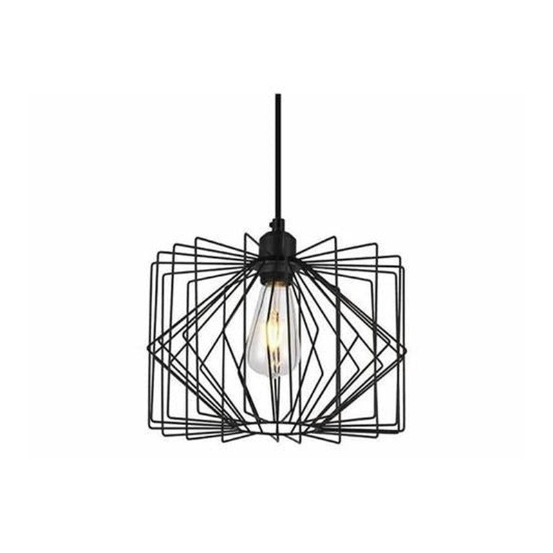 Lustre Pendente Ilusion G Preto 1XE27 Taschibra