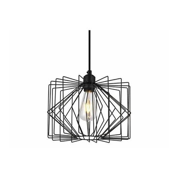 Lustre Pendente Ilusion P Preto 1XE27 Taschibra