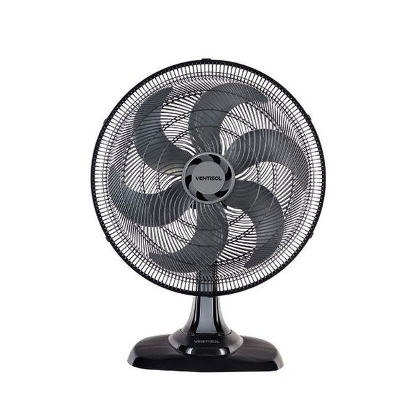 Ventilador Ventisol Osc Mesa Turbo 6P 50cm 220V Preto/Cinza