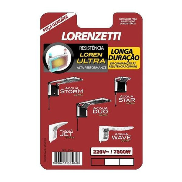 Resistência Acqua Storm Ultra 220V 7800W Lorenzetti