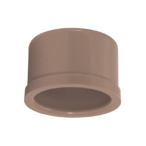 Cap Soldável 75mm Krona PVC Marrom