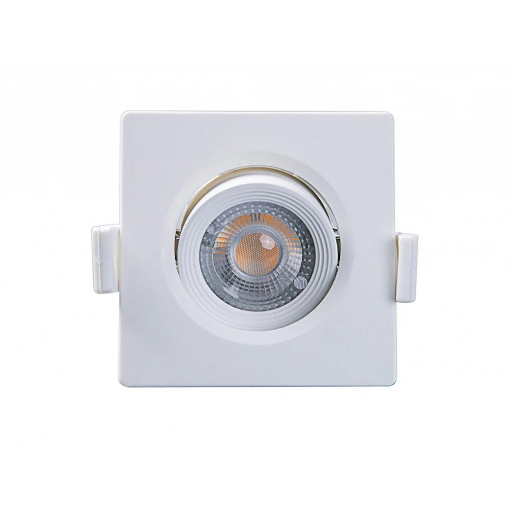 Spot De Embutir Quadrado Brasilux Alltop Led Mr11 3w 4000k