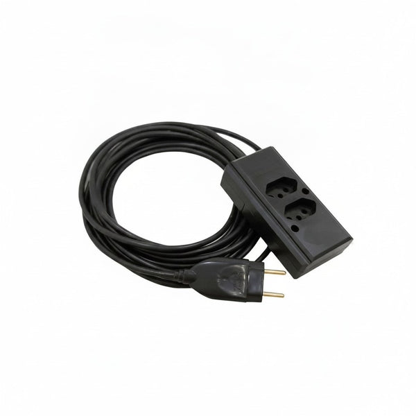 Extensão Elétrica 2 Tomadas 20a 3x2,5mm² 5m Preta