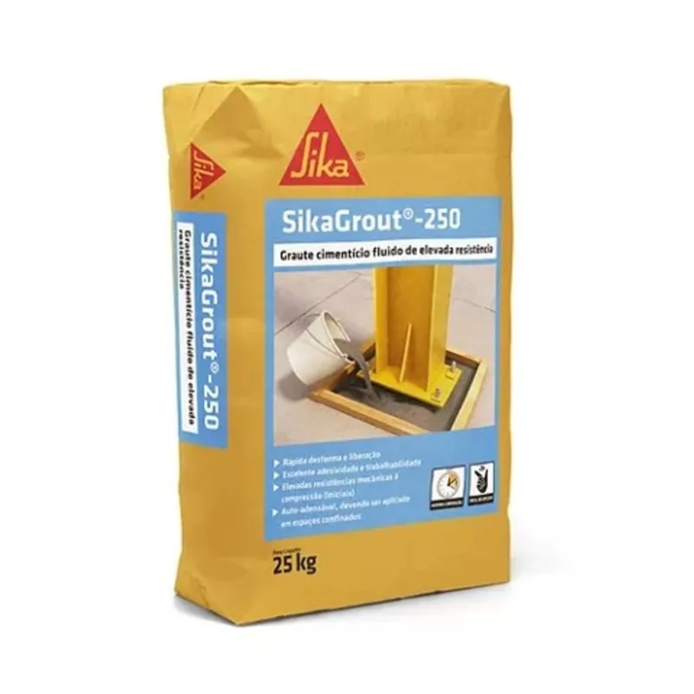 Grout De Alta Resistência SikaGrout 250 Sika 25kg