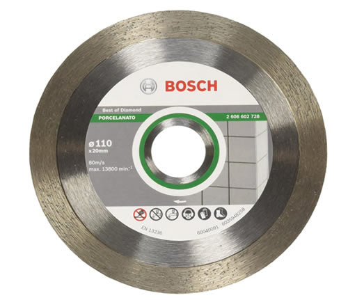 Disco Diamantado Bosch Para Porcelanato 110x20mm