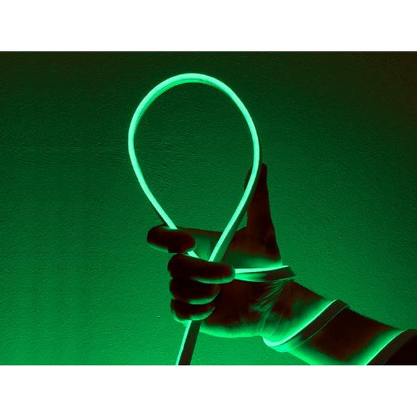 Fita LED Neon Flex Verde 5m 120 Leds/m 12V com Fonte Autovolt