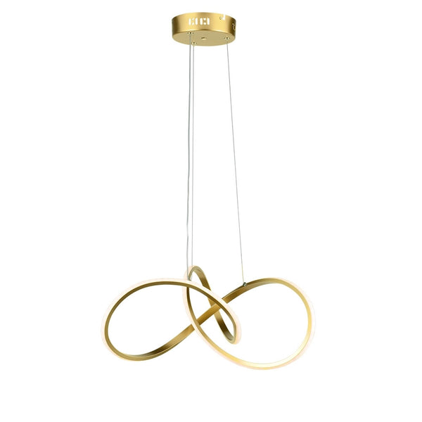 Pendente Led Taschibra Toquio 30w 3000k Ouro Fosco Brasilux