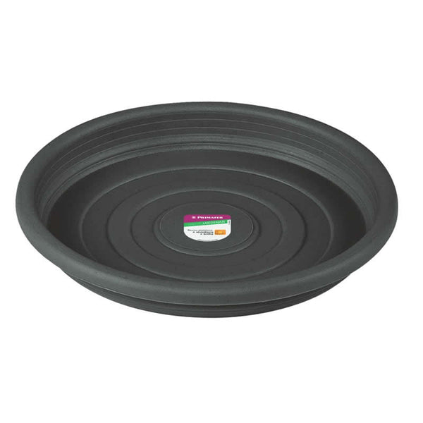 Prato Para Vaso Redondo 28cm Cinza Pinceis Atlas