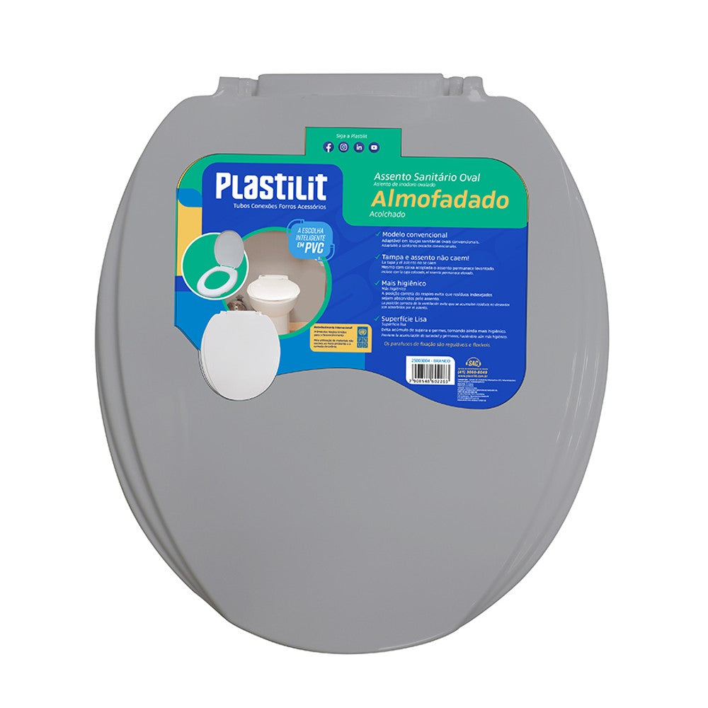 ASSENTO ALMOFCINZA ESCURO PLASTILIT