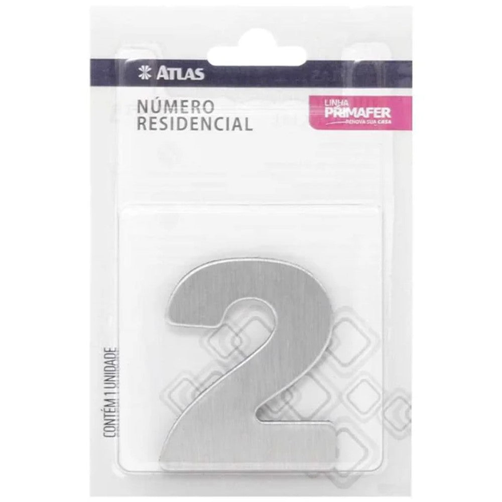 ATLAS NUMERO ADESIVO 2 ACM ESC PR30032