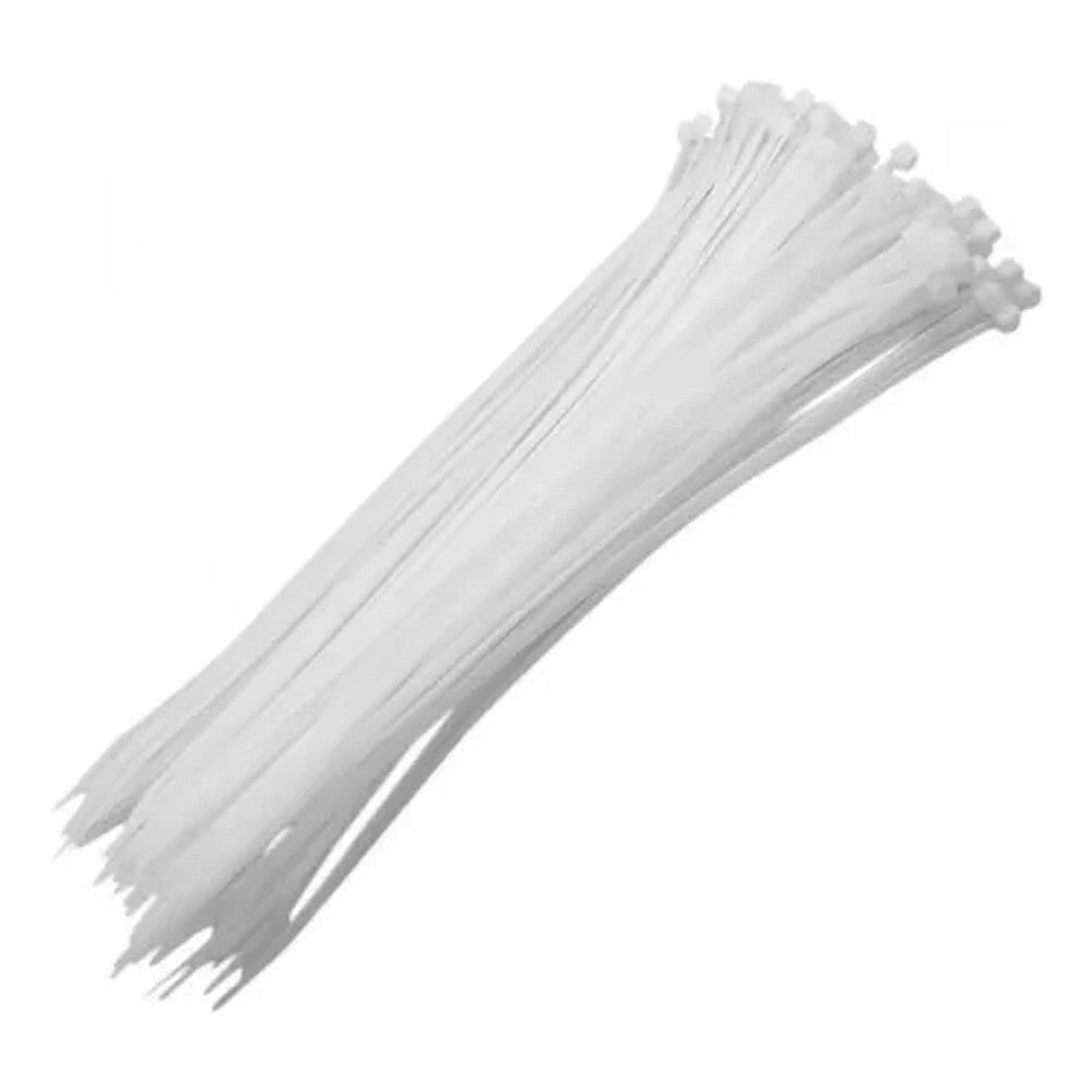 Abraçadeira de nylon natural 100x2.5mm 100 peças