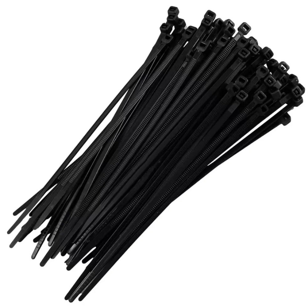 Abraçadeira plástica preta 200x2,5mm 100 peças