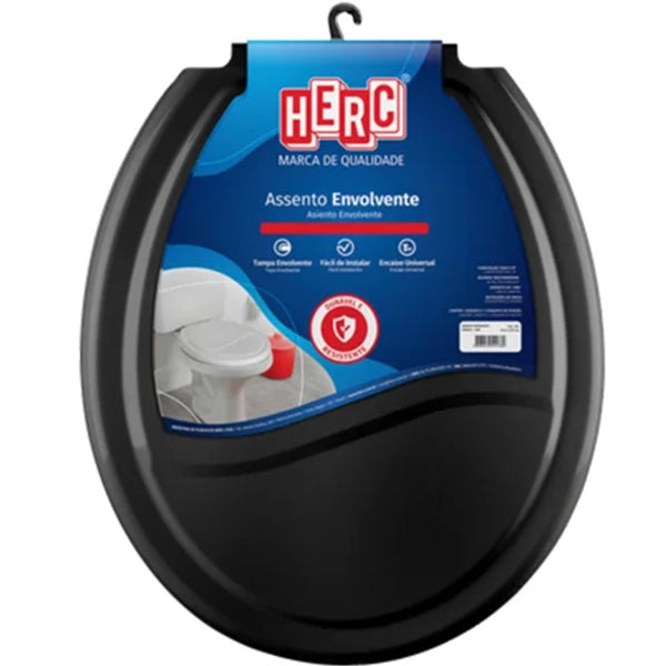 Assento sanitário envolvente ideale preto