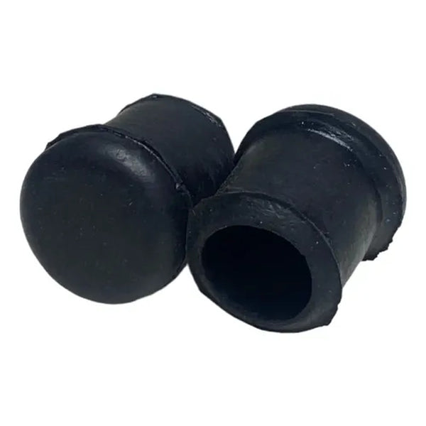 Borracha pezinho para cadeira 3/4 preta 4 unidades
