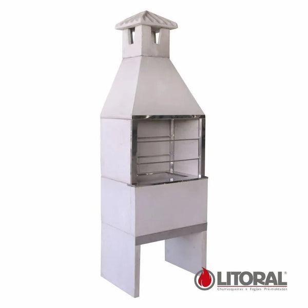 Churrasqueira de concreto lisa 85cm