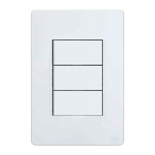 Conjunto 3 interruptores paralelos 10a 250v