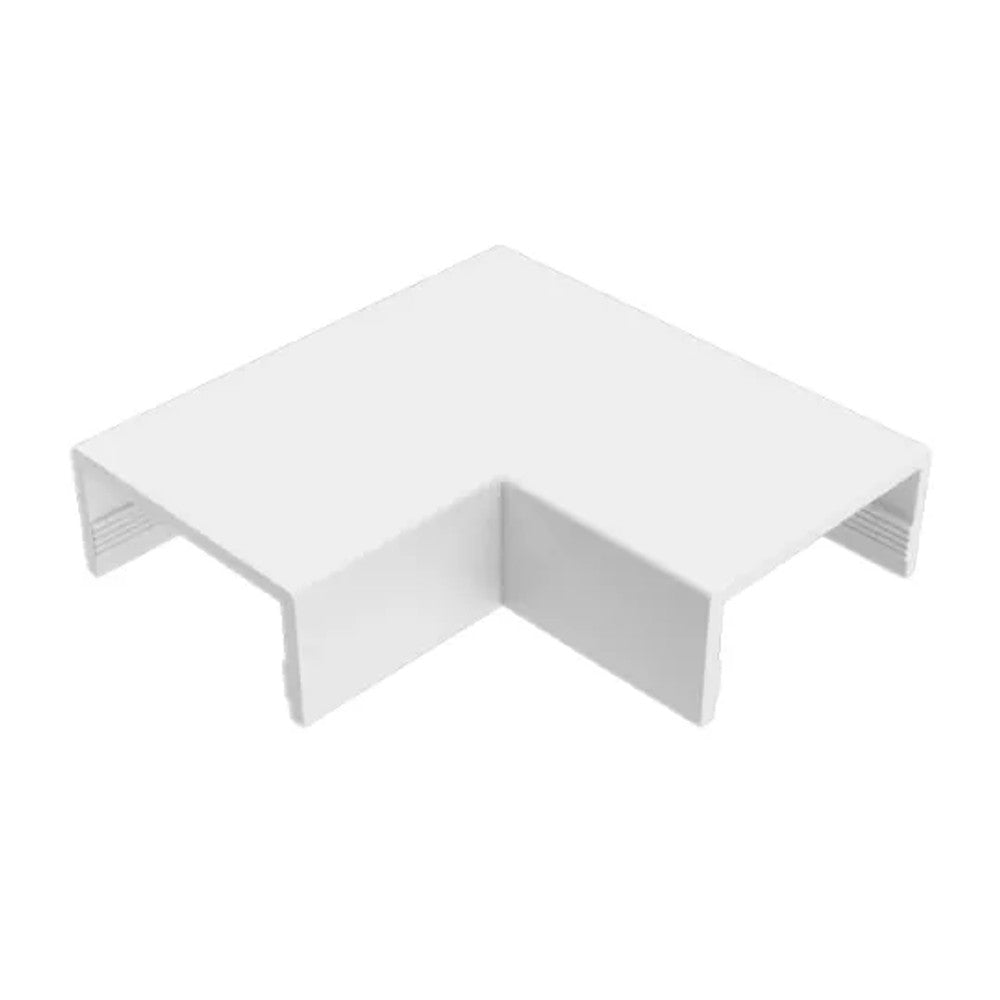 Cotovelo 90 graus para canaleta 20x10 branco