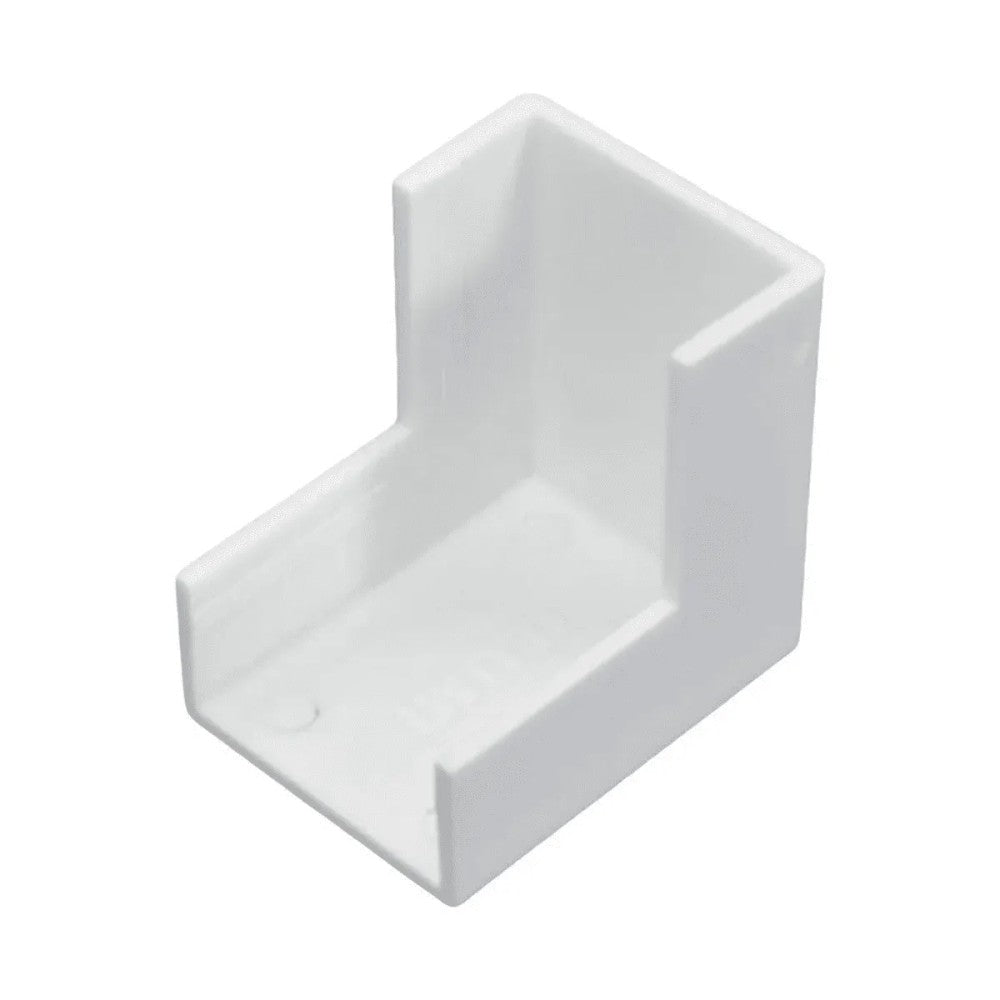 Cotovelo externo para canaleta 20x10 branco