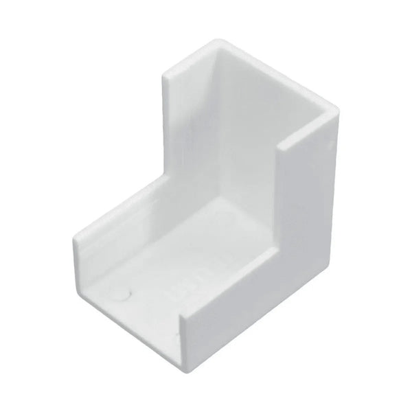 Cotovelo externo para canaleta 20x10 branco