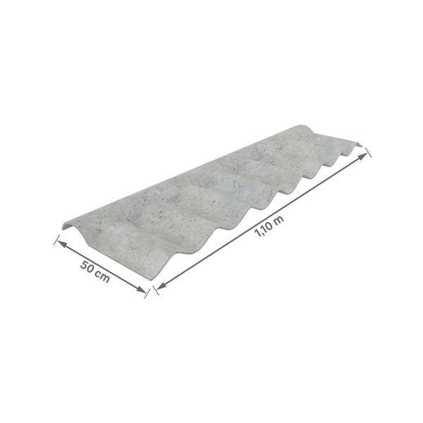 Cumeeira articulada inferior 50x4mm