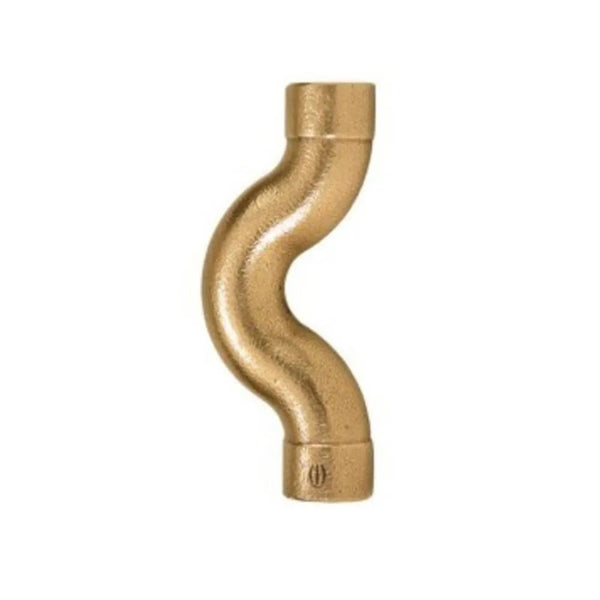 Curva de transposição de cobre 40mm x 15mm