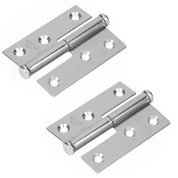 Dobradiça hamburguesa pequena esquerda 60mm 40e
