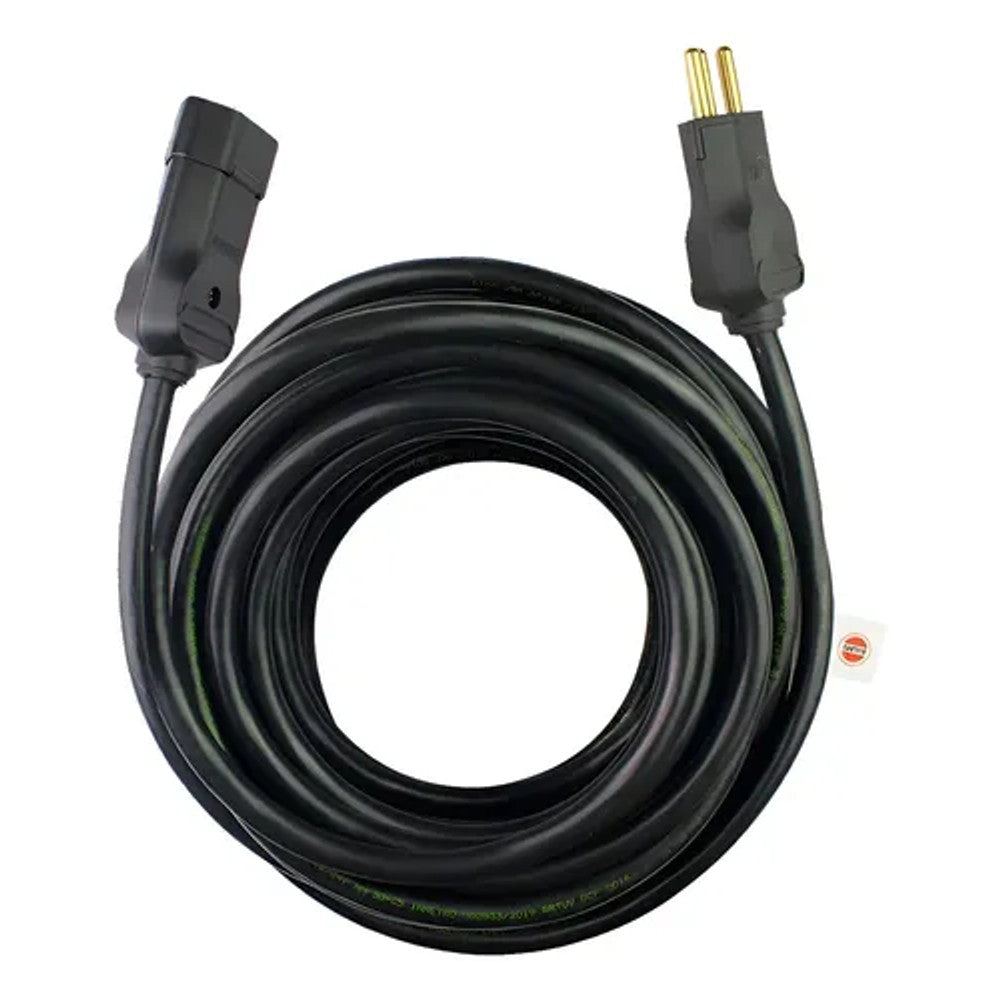 Extensão elétrica 20m 20a 3x2,50mm² pp preto