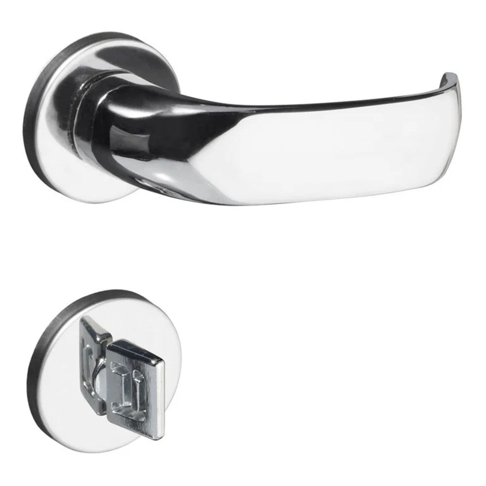 Fechadura para banheiro ZM Contemp roseta 500