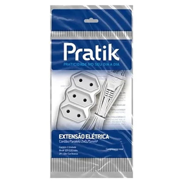 Fio paralelo 2x0.75mm branco 10m
