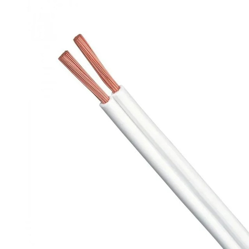 Fio paralelo 2x0.75mm branco 2m