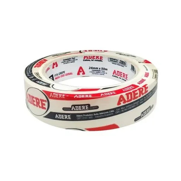 Fita crepe 18mm x 50m uso geral